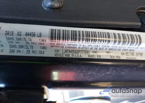 2006 Jeep Wrangler Sport from USA, damaged, VIN 1J4FA49S66P777201